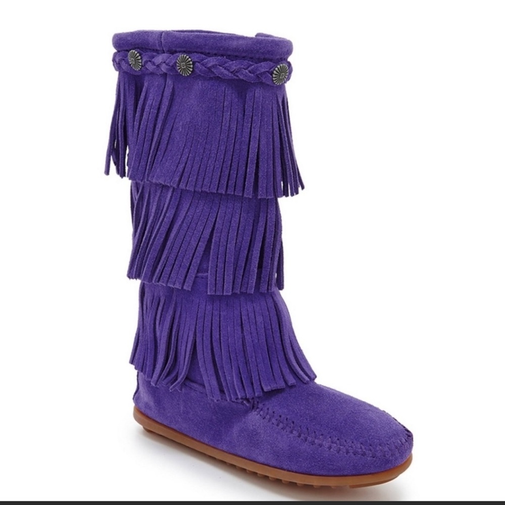 Minnetonka Fringe Boots
